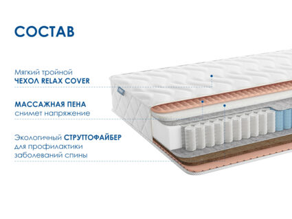 Матрас Димакс Relmas Solid 3Zone 49