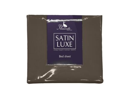 Простыня Primavelle на резинке Satin Luxe (какао) 457
