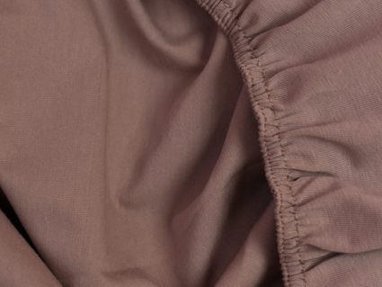 Простыня German Grass Jersey Taupe Grass на резинке 448